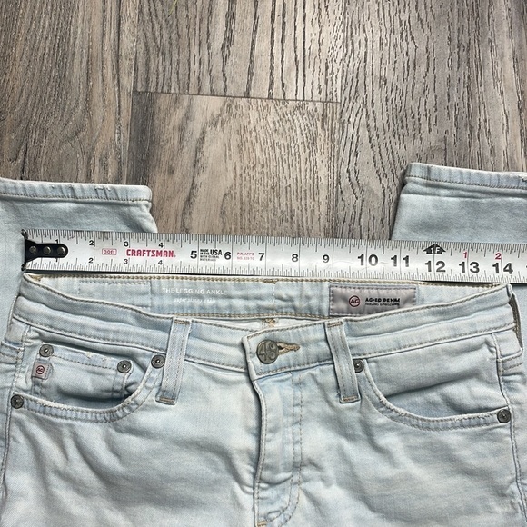 AG Adriano Goldschmeid Women’s light Wash The Super Skinny Legging Ankle size 27 - Picture 5 of 14